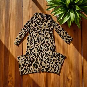 Leopard Print Jumpsuit